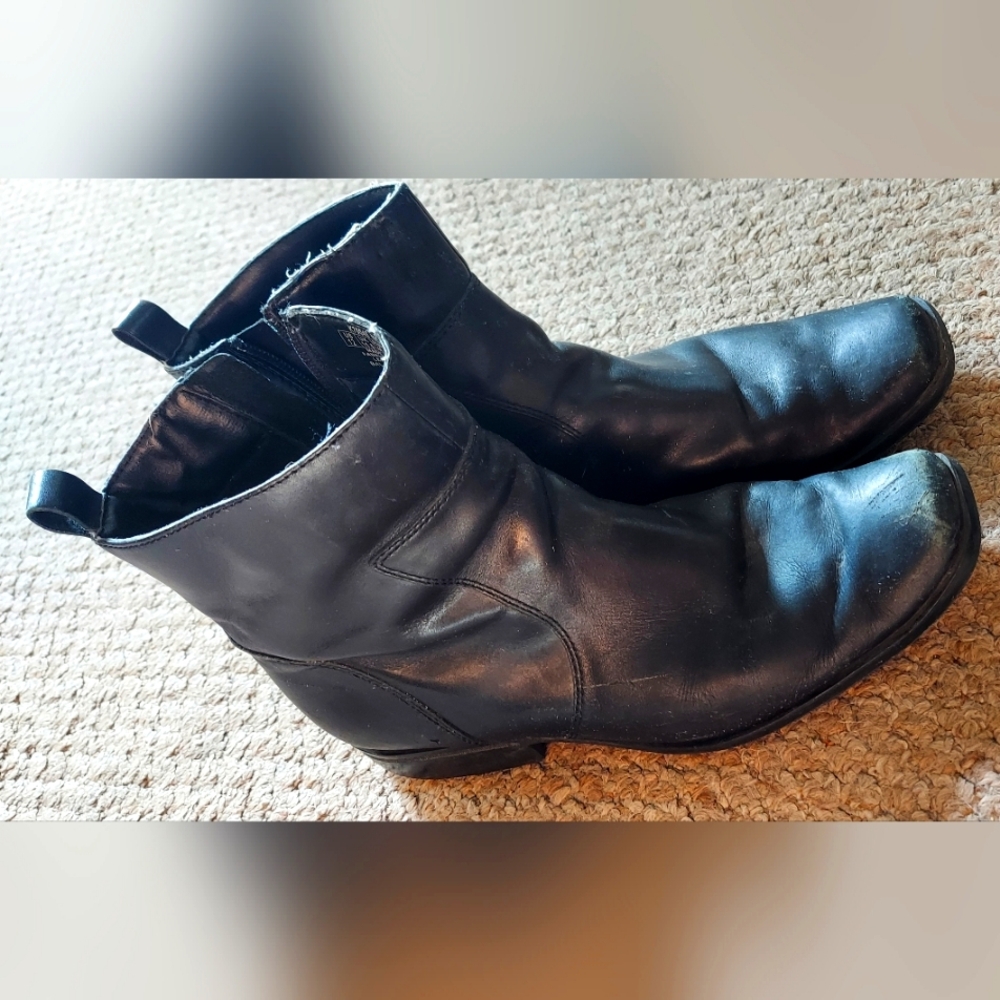 Vintage 90's Mens black boots 12